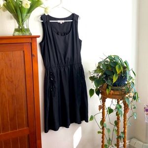 Ann Taylor Navy Blue Sleeveless Dress, size 14